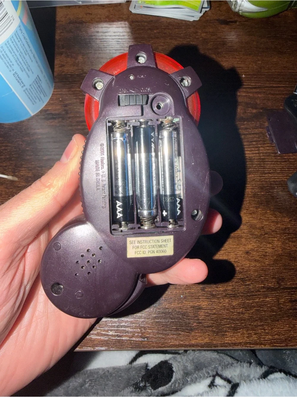 VTG 2001 Hasbro POX Alien Creation Handheld Game - Cycro red/purple tested